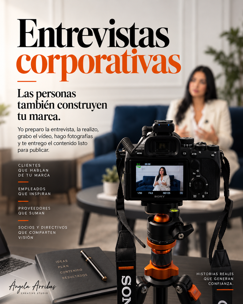 Entrevistas corporativas en Madrid para empresas – vídeo, fotografía y creación de contenido